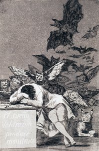 El sueño de la razón produce monstruos de Francisco de Goya