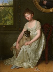 Retrato de Sylvie de la Rue (óleo sobre lienzo)