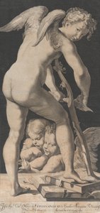 Cupido afilando su arco, 1645-72