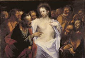 Jesús y Tomás el incrédulo, I de Franciszek Smuglewicz
