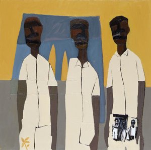 Church Boys III, 2000 (técnica mixta sobre lienzo)
