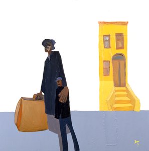 De dos en dos, 2001 (técnica mixta sobre lienzo) de Francks Deceus