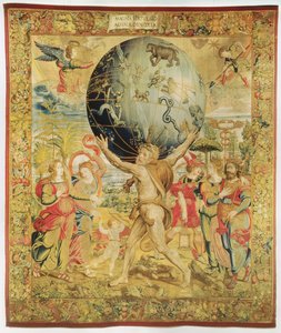Hércules iniciando los Juegos Olímpicos, c.1450-75 (tapiz) de Franco Burgundian