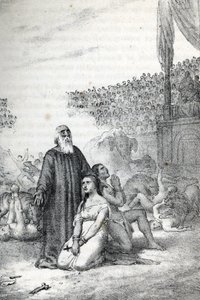 Antigüedad romana: Los mártires cristianos en el anfiteatro (Primeros mártires de la Iglesia de Roma) Extraído de "Misteri del Vaticano" de Franco Mistrali de Franco Mistrali