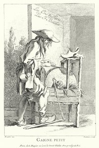 Afilador de Francois (after) Boucher