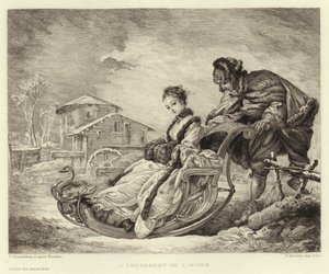 La Diversión del Invierno de Francois (after) Boucher