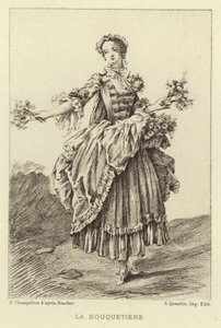 La Vendedora de Flores de Francois (after) Boucher