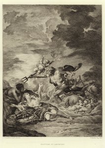 Neptuno y Amymone (grabado)