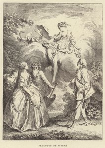 Prólogo de Psique (grabado) de Francois (after) Boucher