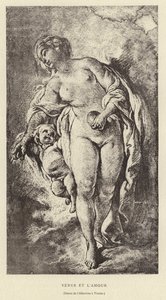 Venus y el Amor de Francois (after) Boucher