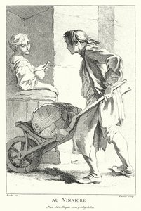 Vendedor de vinagre de Francois (after) Boucher