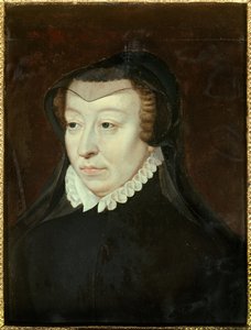 Retrato de Catalina de Médicis (1519-1589), Reina de Francia de Francois (after) Clouet