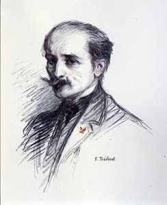 Retrato de Edmond Rostand. (1868-1918) Dibujo de Thévenot François (1856-1943). de Francois (after) Thevenot