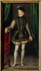 Retrato de cuerpo entero de Carlos IX (1550 - 1574)