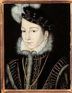 Retrato de Carlos IX, Rey de Francia (1550-1574) de Francois (workshop of) Clouet