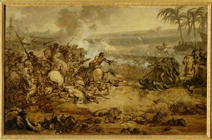 La batalla de las pirámides ... de François André Vincent