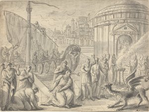 La Llegada de Esculapio a Roma de Francois Boitard