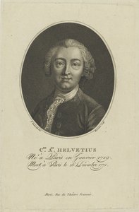 Retrato de Claude Adrien Helvétius