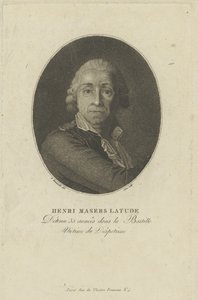 Retrato de Henri Masers de Latude de Francois Bonneville