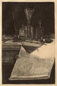 Instrumentos para el aguafuerte de François Bonvin