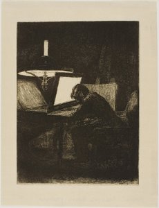 Grabado de François Bonvin de François Bonvin