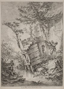 La lavandera de François Boucher