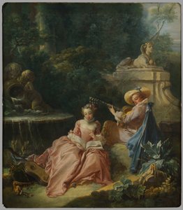 La clase de música de François Boucher