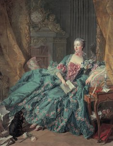 Retrato de Madame de Pompadour de François Boucher