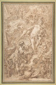 Pigmalión y Galatea de François Boucher