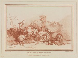 rebaño de ovejas de François Boucher