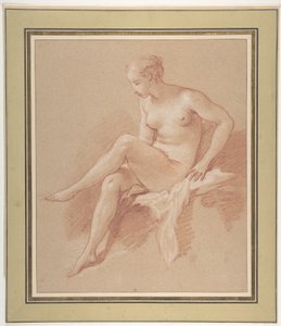 Desnudo femenino sentado de François Boucher