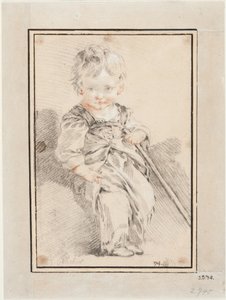 Niño sentado de François Boucher