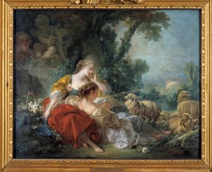 La escuela de la amistad de François Boucher