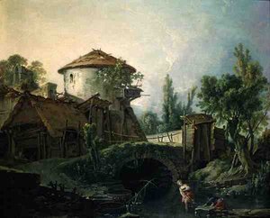 El molino, c.1750 de François Boucher