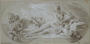 Venus embriaga a Cupido con néctar de François Boucher