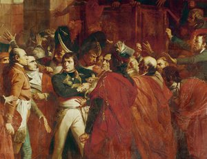 El General Bonaparte en el Conseil des Cinq-cents en St ... de Francois Bouchot