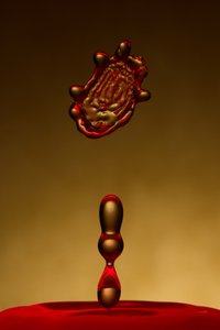 Dynamic Gold Red Splash de Francois Casanova