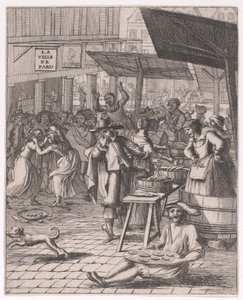 «Un mercado de pescado»; de «Diversos temas destacados extraídos de la historia griega» de Francois Chauveau