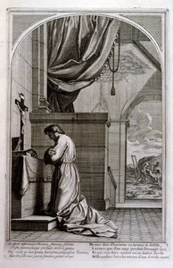 Grabado de François Chauveau 1680 