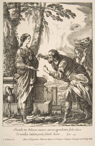 Rebeca y Eliezer de Francois Chauveau