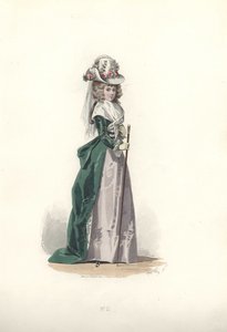 Mujer con sombrero y redingote, era de María Antonieta de Francois Claudius Compte Calix