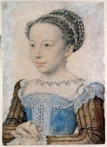 Retrato de Margarita de Valois (1553-1615) o Reina Margot de François Clouet