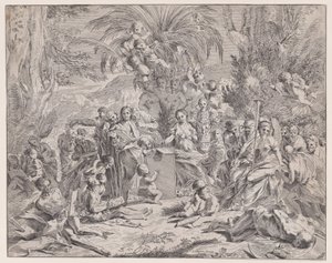 Una alegoría de la pintura de Francois Collignon