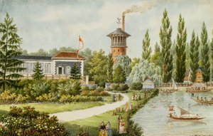 Un Parque de Ocio Fuera de París de Francois Debret
