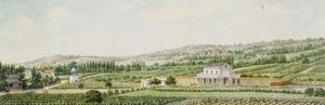 Una estación de tren en las afueras de París de Francois Debret