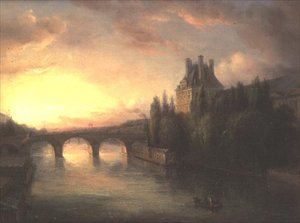 Vista del Sena de Francois Edme Ricois