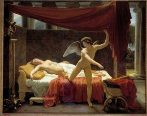 El Amor y Psique. Pintura de Edouard Picot (1786-1868) 1817 de Francois Edouard Picot