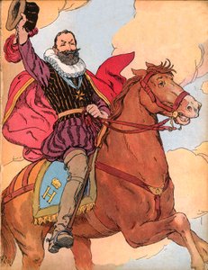 Rey Enrique IV (1553-1610) - Ilustración de François Edouard Zier en 