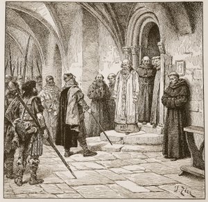 Swein exigiendo rescate, ilustración de 