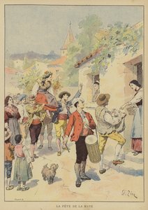 La Fiesta de la Maye de Francois Edouard after Zier